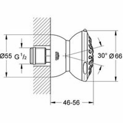 Боковой душ GROHE Relexa Ultra, 4 л/мин, 2 режима, хром (27067000) Боковой душ GROHE Relexa Ultra, 4 л/мин, 2 режима, хром (27067000)