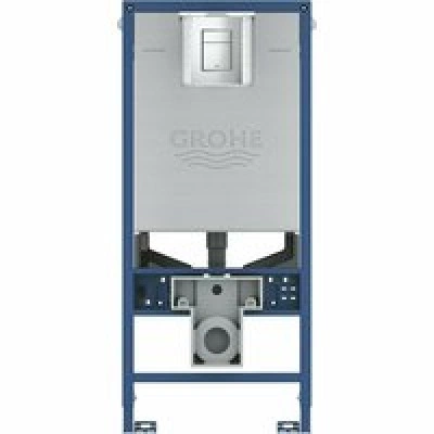 Комплект инсталляции для унитаза, GROHE Rapid SLX 3 в 1, с панелью смыва Skate Cosmopolitan S, хром (39603000) Комплект инсталляции для унитаза, GROHE Rapid SLX 3 в 1, с панелью смыва Skate Cosmopolitan S, хром (39603000)