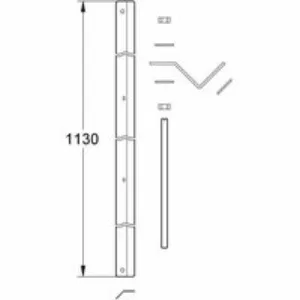 Комплект для углового монтажа систем инсталляции GROHE Rapid SL (38562001) Комплект для углового монтажа систем инсталляции GROHE Rapid SL (38562001)
