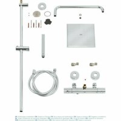 Душевая система GROHE Euphoria System 230 с термостатом для душа, хром (26187000) Душевая система GROHE Euphoria System 230 с термостатом для душа, хром (26187000)