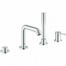Смеситель для ванны GROHE Essence на 4 отверстия, на край ванны, хром (1957800A)