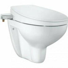 Унитаз GROHE Bau Ceramic подвесной, с сиденьем-биде, альпин-белый (39651SH0)