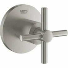 Внешняя часть вентиля GROHE Atrio, крестообразная ручка, суперсталь (19069DC3)