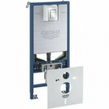 Система инсталляции для унитаза GROHE Rapid SLX 4 в 1 и панелью смыва Skate Cosmopolitan, хром (NW0047)