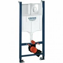 Комплект инсталляции для унитаза GROHE Rapid SL 3 в 1, с панелью смыва Skate Air, хром (38745001)