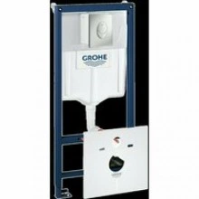 Комплект инсталляции для унитаза, GROHE Rapid SL 4 в 1 с панелью смыва Skate Air, хром (38750001)