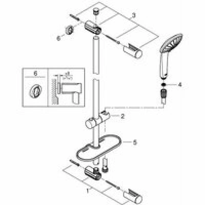 Душевой гарнитур GROHE Euphoria 110 Champagne с мыльницей, 3 режима струи, душевая штанга 900 мм, 17 л/мин, хром (27227001) Душевой гарнитур GROHE Euphoria 110 Champagne с мыльницей, 3 режима струи, душевая штанга 900 мм, 17 л/мин, хром (27227001)