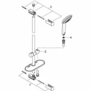 Душевой гарнитур GROHE Euphoria 110 Mono с мыльницей, 1 режим струи, душевая штанга 600 мм, 21,7 л/мин, хром (27266001) Душевой гарнитур GROHE Euphoria 110 Mono с мыльницей, 1 режим струи, душевая штанга 600 мм, 21,7 л/мин, хром (27266001)