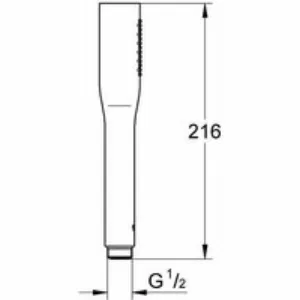 Ручной душ GROHE Euphoria Cosmopolitan Stick, 15 л/мин, 1 режим, хром (27367000) Ручной душ GROHE Euphoria Cosmopolitan Stick, 15 л/мин, 1 режим, хром (27367000)