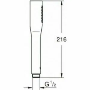 Ручной душ GROHE Euphoria Cosmopolitan Stick, 9,5 л/мин, 1 режим, хром (27400000) Ручной душ GROHE Euphoria Cosmopolitan Stick, 9,5 л/мин, 1 режим, хром (27400000)
