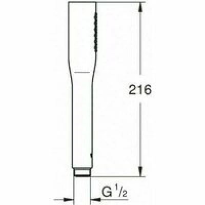 Ручной душ GROHE Euphoria Cosmopolitan Stick, 9,5 л/мин, 1 режим, хром (27400000) Ручной душ GROHE Euphoria Cosmopolitan Stick, 9,5 л/мин, 1 режим, хром (27400000)