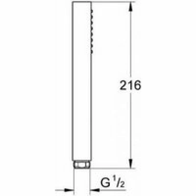Ручной душ GROHE Euphoria Cube Stick, 15 л/мин, 1 режим, хром (27698000) Ручной душ GROHE Euphoria Cube Stick, 15 л/мин, 1 режим, хром (27698000)