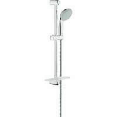 Душевой гарнитур GROHE Tempesta 100 с мыльницей, 2 режима струи, душевая штанга 600 мм, 5,7 л/мин, хром/серый (27926000) Душевой гарнитур GROHE Tempesta 100 с мыльницей, 2 режима струи, душевая штанга 600 мм, 5,7 л/мин, хром/серый (27926000)