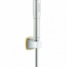 Душевой набор GROHE Rainshower Grandera, 1 режим, 1500 мм, 7,6 л/мин, хром/золото (27993IG0)