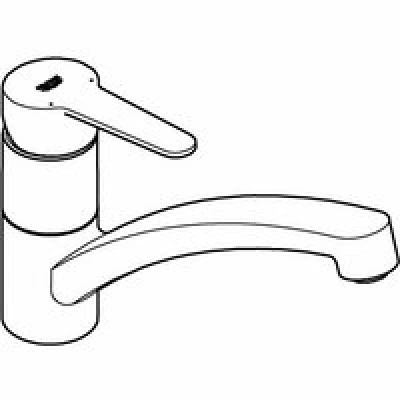 Смеситель для кухни GROHE BauEco, хром (31680000) Смеситель для кухни GROHE BauEco, хром (31680000)