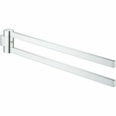 Держатель для полотенца GROHE Selection 400 мм, двойной, поворотный, хром (41063000) Держатель для полотенца GROHE Selection 400 мм, двойной, поворотный, хром (41063000)