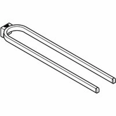 Держатель для полотенца GROHE Selection двойной, темный графит матовый (41059AL0) Держатель для полотенца GROHE Selection двойной, темный графит матовый (41059AL0)