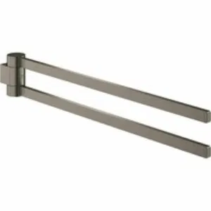 Держатель для полотенца GROHE Selection 400 мм, двойной, поворотный, темный графит матовый (41063AL0) Держатель для полотенца GROHE Selection 400 мм, двойной, поворотный, темный графит матовый (41063AL0)