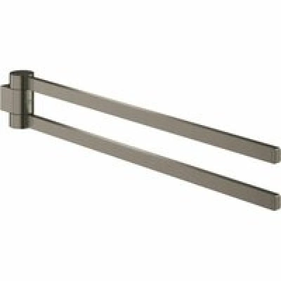 Держатель для полотенца GROHE Selection 400 мм, двойной, поворотный, темный графит матовый (41063AL0) Держатель для полотенца GROHE Selection 400 мм, двойной, поворотный, темный графит матовый (41063AL0)