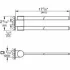 Держатель для полотенца GROHE Selection 400 мм, двойной, поворотный, темный графит матовый (41063AL0) Держатель для полотенца GROHE Selection 400 мм, двойной, поворотный, темный графит матовый (41063AL0)