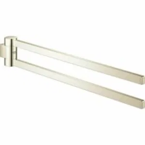 Держатель для полотенца GROHE Selection 400 мм, двойной, поворотный, никель глянец (41063BE0) Держатель для полотенца GROHE Selection 400 мм, двойной, поворотный, никель глянец (41063BE0)
