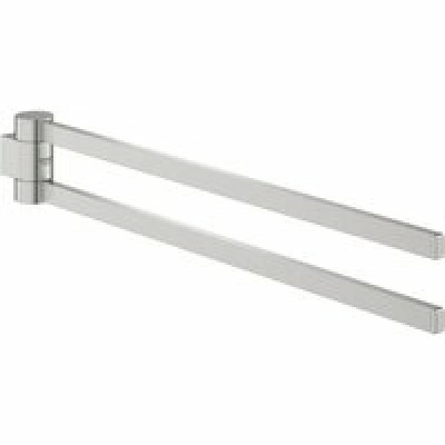 Держатель для полотенца GROHE Selection 400 мм, двойной, поворотный, суперсталь (41063DC0) Держатель для полотенца GROHE Selection 400 мм, двойной, поворотный, суперсталь (41063DC0)