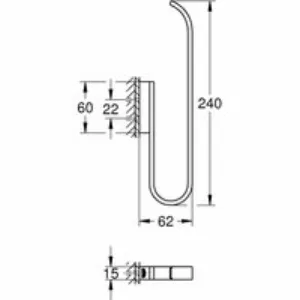Держатель запасного рулона бумаги GROHE Selection, никель глянец (41067BE0) Держатель запасного рулона бумаги GROHE Selection, никель глянец (41067BE0)