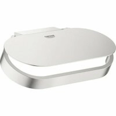 Держатель для туалетной бумаги GROHE Selection, с крышкой, суперсталь (41069DC0)