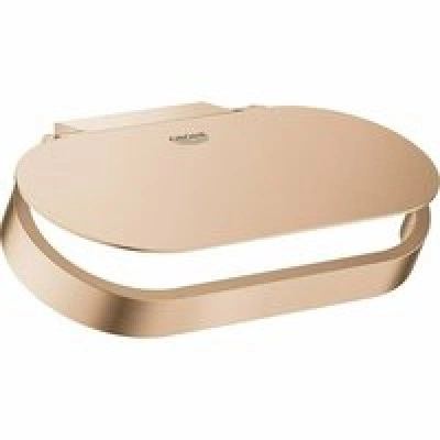 Держатель для туалетной бумаги GROHE Selection, с крышкой, теплый закат матовый (41069DL0) Держатель для туалетной бумаги GROHE Selection, с крышкой, теплый закат матовый (41069DL0)