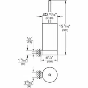 Туалетный ёршик в комплекте GROHE Selection с держателем, темный графит глянец (41076A00) Туалетный ёршик в комплекте GROHE Selection с держателем, темный графит глянец (41076A00)