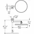 Косметическое зеркало GROHE Selection, холодный рассвет глянец (41077GL0) Косметическое зеркало GROHE Selection, холодный рассвет глянец (41077GL0)