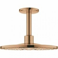 Верхний душ GROHE Rainshower 310 SmartActive с душевым кронштейном, 2 режима, 142 мм, теплый закат глянец (26477DA0)