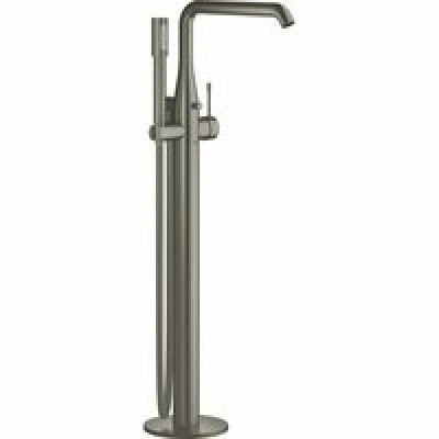 Внешняя часть смесителя для ванны GROHE Essence напольного монтажа, темный графит матовый (23491AL1) Внешняя часть смесителя для ванны GROHE Essence напольного монтажа, темный графит матовый (23491AL1)