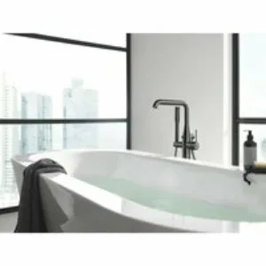 Внешняя часть смесителя для ванны GROHE Essence напольного монтажа, темный графит матовый (23491AL1) Внешняя часть смесителя для ванны GROHE Essence напольного монтажа, темный графит матовый (23491AL1)