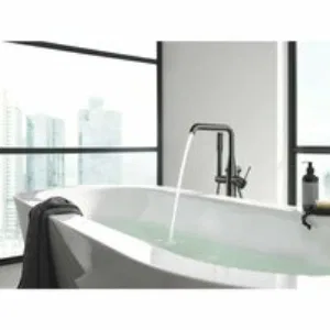 Внешняя часть смесителя для ванны GROHE Essence напольного монтажа, темный графит матовый (23491AL1) Внешняя часть смесителя для ванны GROHE Essence напольного монтажа, темный графит матовый (23491AL1)