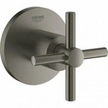 Внешняя часть вентиля GROHE Atrio, крестообразная ручка, темный графит матовый (19069AL3)