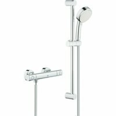 Термостат для душа GROHE Grohtherm 800 Cosmopolitan с душевым гарнитуром, хром (34768000) Термостат для душа GROHE Grohtherm 800 Cosmopolitan с душевым гарнитуром, хром (34768000)