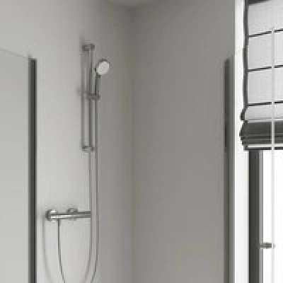 Термостат для душа GROHE Grohtherm 800 Cosmopolitan с душевым гарнитуром, хром (34768000) Термостат для душа GROHE Grohtherm 800 Cosmopolitan с душевым гарнитуром, хром (34768000)