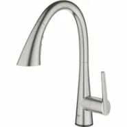 Смеситель для кухни GROHE Zedra Touch сенсорный с вытяжным душем 3jet, суперсталь (30219DC2)