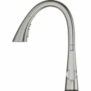 Смеситель для кухни GROHE Zedra Touch сенсорный с вытяжным душем 3jet, суперсталь (30219DC2)