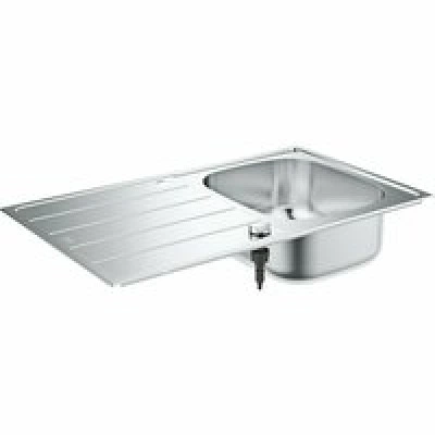 Мойка GROHE K200 45-S 86/50 1.0 с корзинчатым вентилем, нержавеющая сталь (31552SD1) Мойка GROHE K200 45-S 86/50 1.0 с корзинчатым вентилем, нержавеющая сталь (31552SD1)