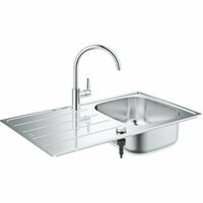 Мойка со смесителем GROHE K200 45-S 86/50 1.0, нержавеющая сталь (31562SD1) Мойка со смесителем GROHE K200 45-S 86/50 1.0, нержавеющая сталь (31562SD1)