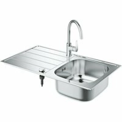 Мойка со смесителем GROHE K200 45-S 86/50 1.0, нержавеющая сталь (31562SD1) Мойка со смесителем GROHE K200 45-S 86/50 1.0, нержавеющая сталь (31562SD1)
