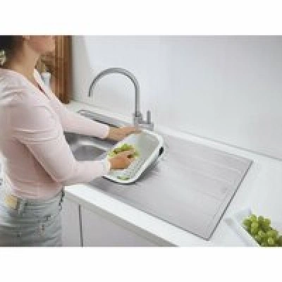 Мойка GROHE K200 60-S 96.5/50 1.5 оборачиваемая с корзинчатым вентилем, нержавеющая сталь (31564SD1) Мойка GROHE K200 60-S 96.5/50 1.5 оборачиваемая с корзинчатым вентилем, нержавеющая сталь (31564SD1)