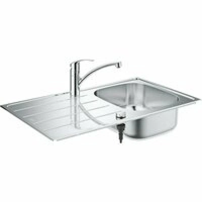 Мойка и смеситель для мойки GROHE K200, нержавеющая сталь (31565SD1) Мойка и смеситель для мойки GROHE K200, нержавеющая сталь (31565SD1)