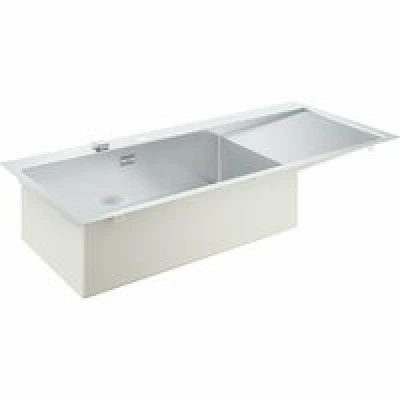 Мойка GROHE K1000 80-S 116/52 1.0 с корзинчатым вентилем, нержавеющая сталь (31581SD1) Мойка GROHE K1000 80-S 116/52 1.0 с корзинчатым вентилем, нержавеющая сталь (31581SD1)