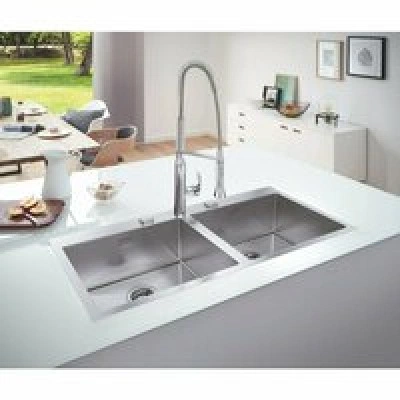 Мойка GROHE K800 с двумя чашами, нержавеющая сталь (31585SD1) Мойка GROHE K800 с двумя чашами, нержавеющая сталь (31585SD1)