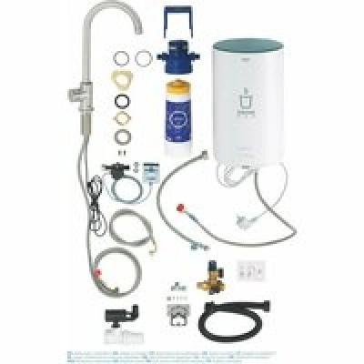 Смеситель для кухни GROHE Red Mono и бойлер Red M-size, суперсталь (30085DC1) Смеситель для кухни GROHE Red Mono и бойлер Red M-size, суперсталь (30085DC1)