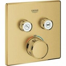 Внешняя часть термостата для ванны и душа GROHE Grohtherm SmartControl на 2 потребителя, холодный рассвет матовый (29124GN0)