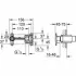 Встраиваемая часть однорычажного смесителя для раковины GROHE на 2 отверстия (23200000) Встраиваемая часть однорычажного смесителя для раковины GROHE на 2 отверстия (23200000)